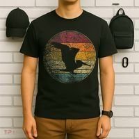 Pelican Bird Sun Retro Vintage 80s Gift Beach Tropical T-Shirt thumb 6