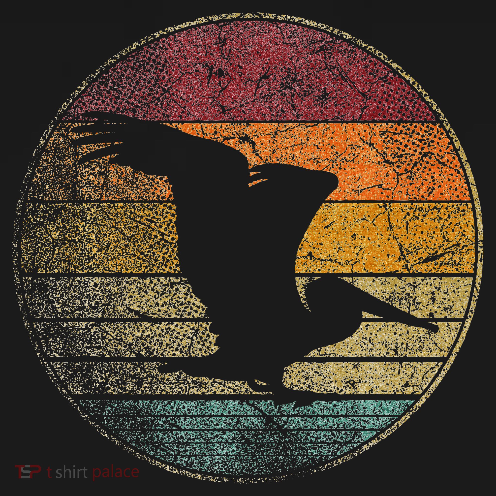 Pelican Bird Sun Retro Vintage 80s Gift Beach Tropical T-Shirt