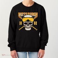 Pittsburgh Baseball Skyline Pennsylvania Player Coach Fan Women's Sweatshirt thumb 0