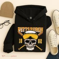 Pittsburgh Baseball Skyline Pennsylvania Player Coach Fan Hoodie thumb 4