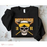 Pittsburgh Baseball Skyline Pennsylvania Player Coach Fan Sweatshirt thumb 2