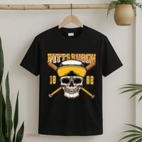 Pittsburgh Baseball Skyline Pennsylvania Player Coach Fan T-Shirt thumb 2