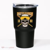 Pittsburgh Baseball Skyline Pennsylvania Player Coach Fan Tumbler thumb 0