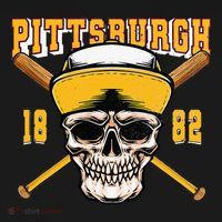 Pittsburgh Baseball Skyline Pennsylvania Player Coach Fan Mousepad thumb 1