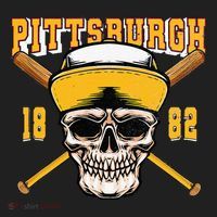 Pittsburgh Baseball Skyline Pennsylvania Player Coach Fan Golf Towel thumb 3