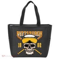Pittsburgh Baseball Skyline Pennsylvania Player Coach Fan Tote Bag thumb 0