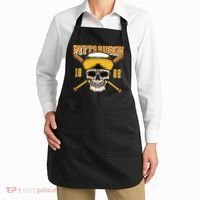 Pittsburgh Baseball Skyline Pennsylvania Player Coach Fan Apron thumb 2