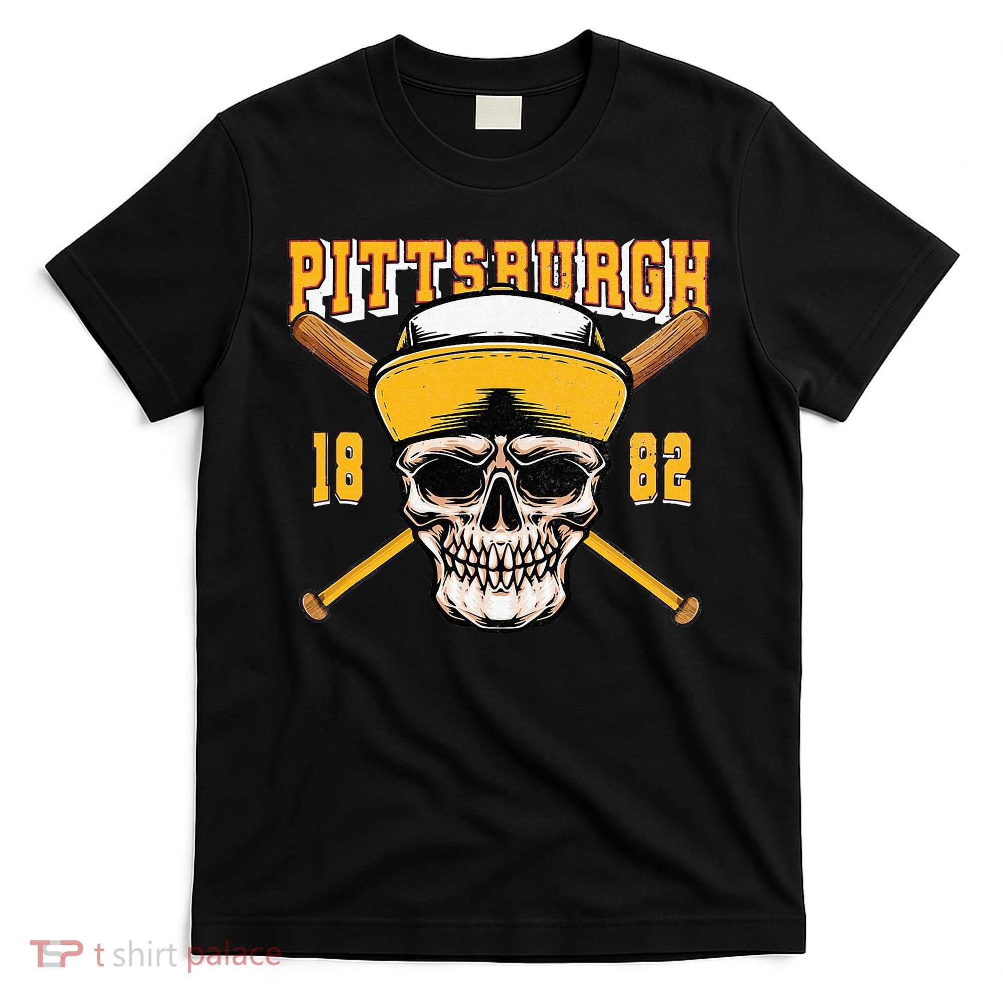 Pittsburgh Baseball Skyline Pennsylvania Player Coach Fan T-Shirt