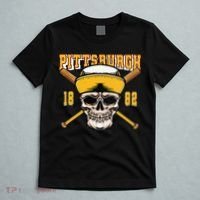 Pittsburgh Baseball Skyline Pennsylvania Player Coach Fan T-Shirt thumb 5