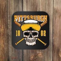 Pittsburgh Baseball Skyline Pennsylvania Player Coach Fan Coaster thumb 0
