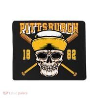 Pittsburgh Baseball Skyline Pennsylvania Player Coach Fan Mousepad thumb 0
