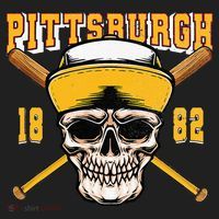 Pittsburgh Baseball Skyline Pennsylvania Player Coach Fan Hat thumb 2