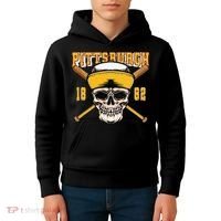 Pittsburgh Baseball Skyline Pennsylvania Player Coach Fan Kids Hoodie thumb 4