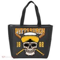 Pittsburgh Baseball Skyline Pennsylvania Player Coach Fan Tote Bag thumb 0
