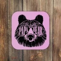 Papa Bear Sunglasses Fathers Day Dad Grandpa Coaster thumb 0