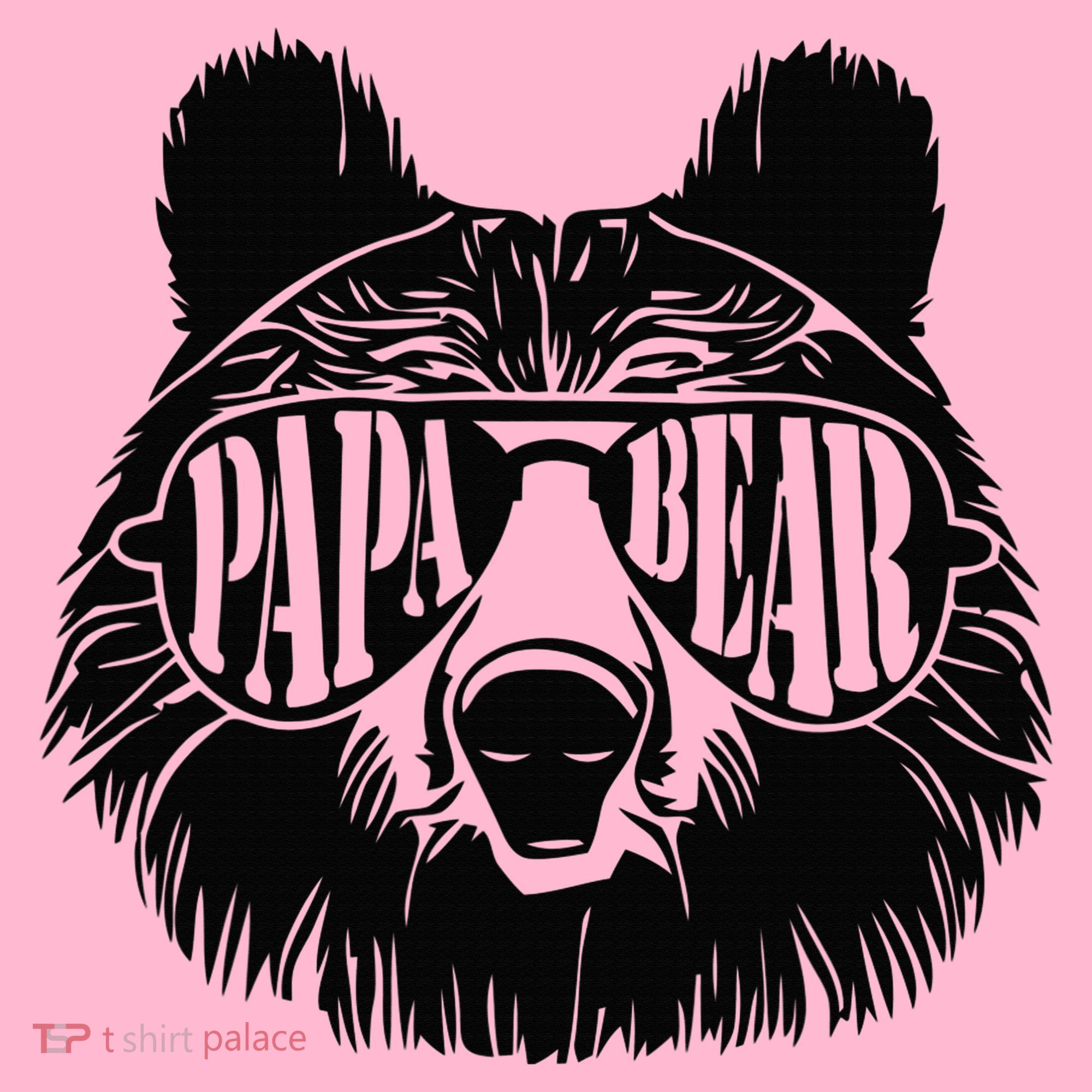 Papa Bear Sunglasses Fathers Day Dad Grandpa Coaster