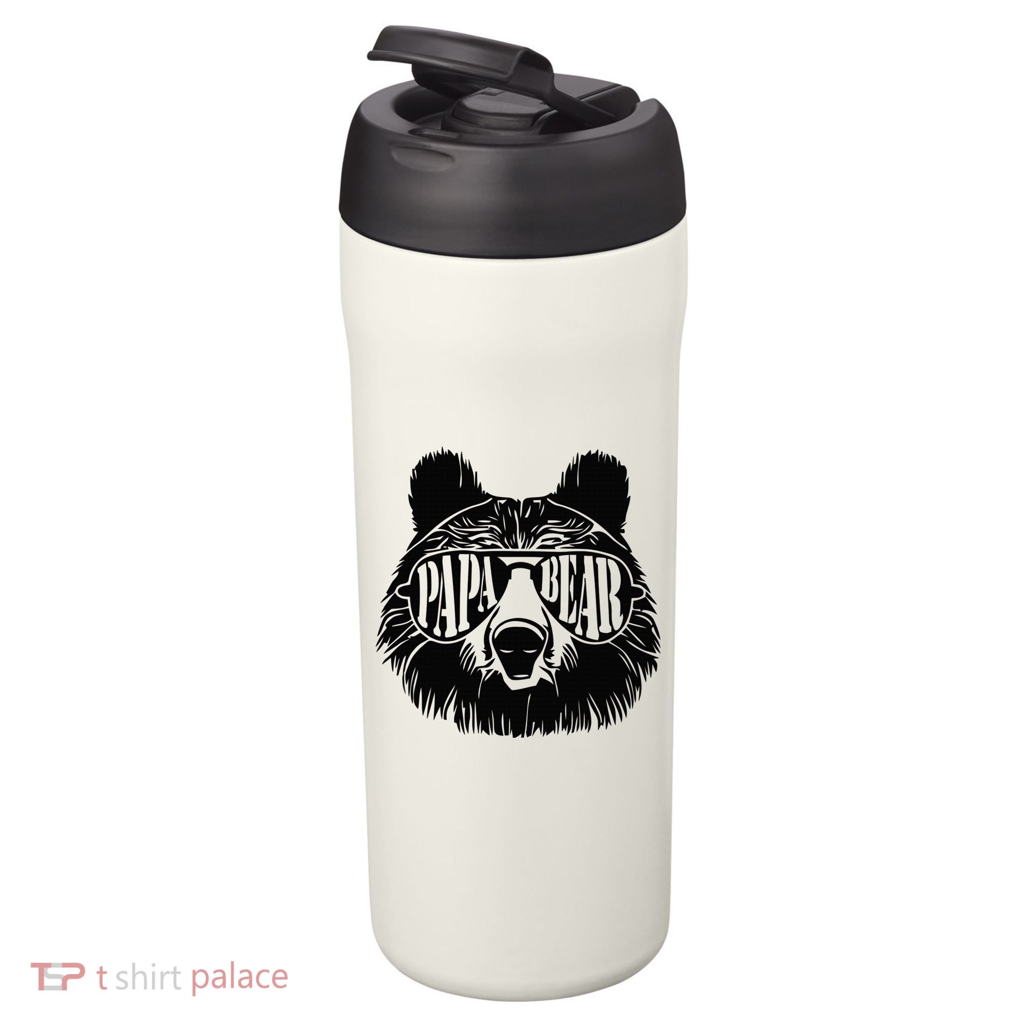 Papa Bear Sunglasses Fathers Day Dad Grandpa 24oz Duet Stainless Steel Tumbler