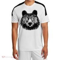 Papa Bear Sunglasses Fathers Day Dad Grandpa Sport-Tek Competitor United Soccer Jersey thumb 0