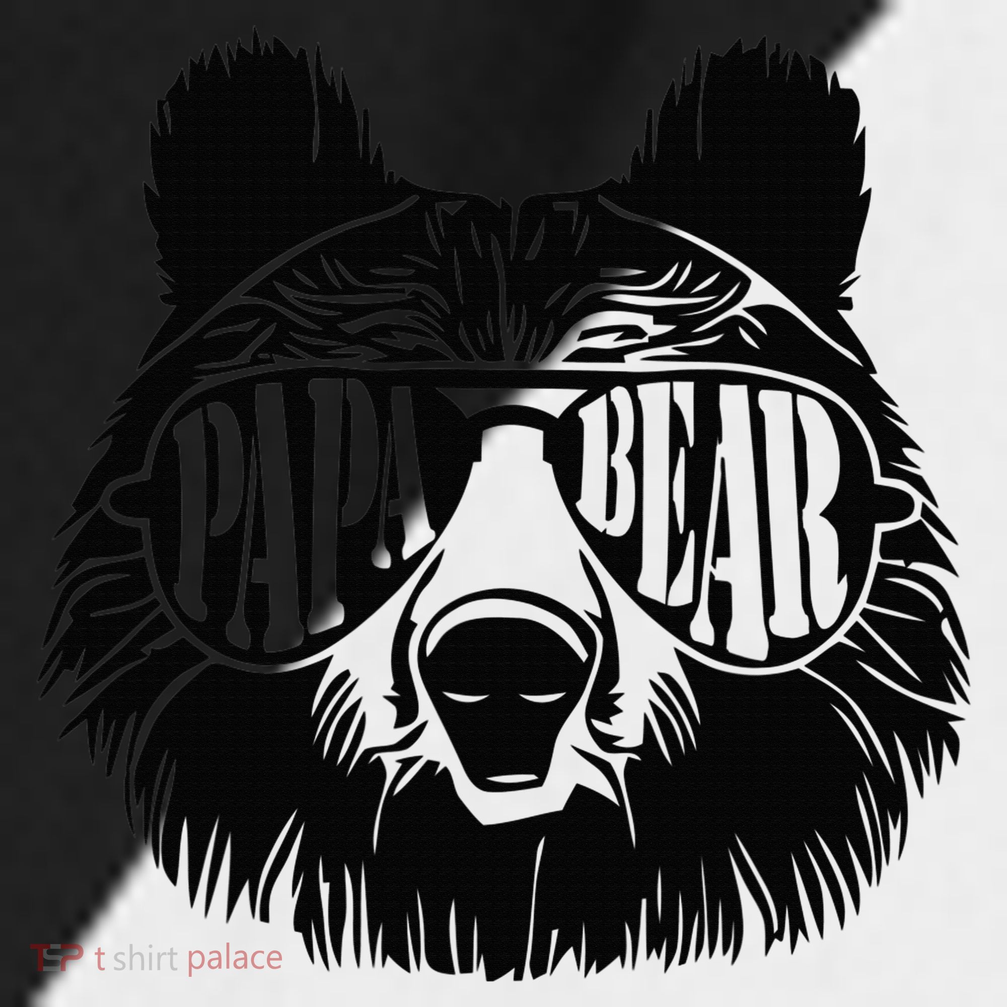 Papa Bear Sunglasses Fathers Day Dad Grandpa Sport-Tek Competitor United Soccer Jersey