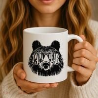 Papa Bear Sunglasses Fathers Day Dad Grandpa Coffee Mug thumb 3