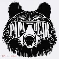 Papa Bear Sunglasses Fathers Day Dad Grandpa Beanie thumb 2