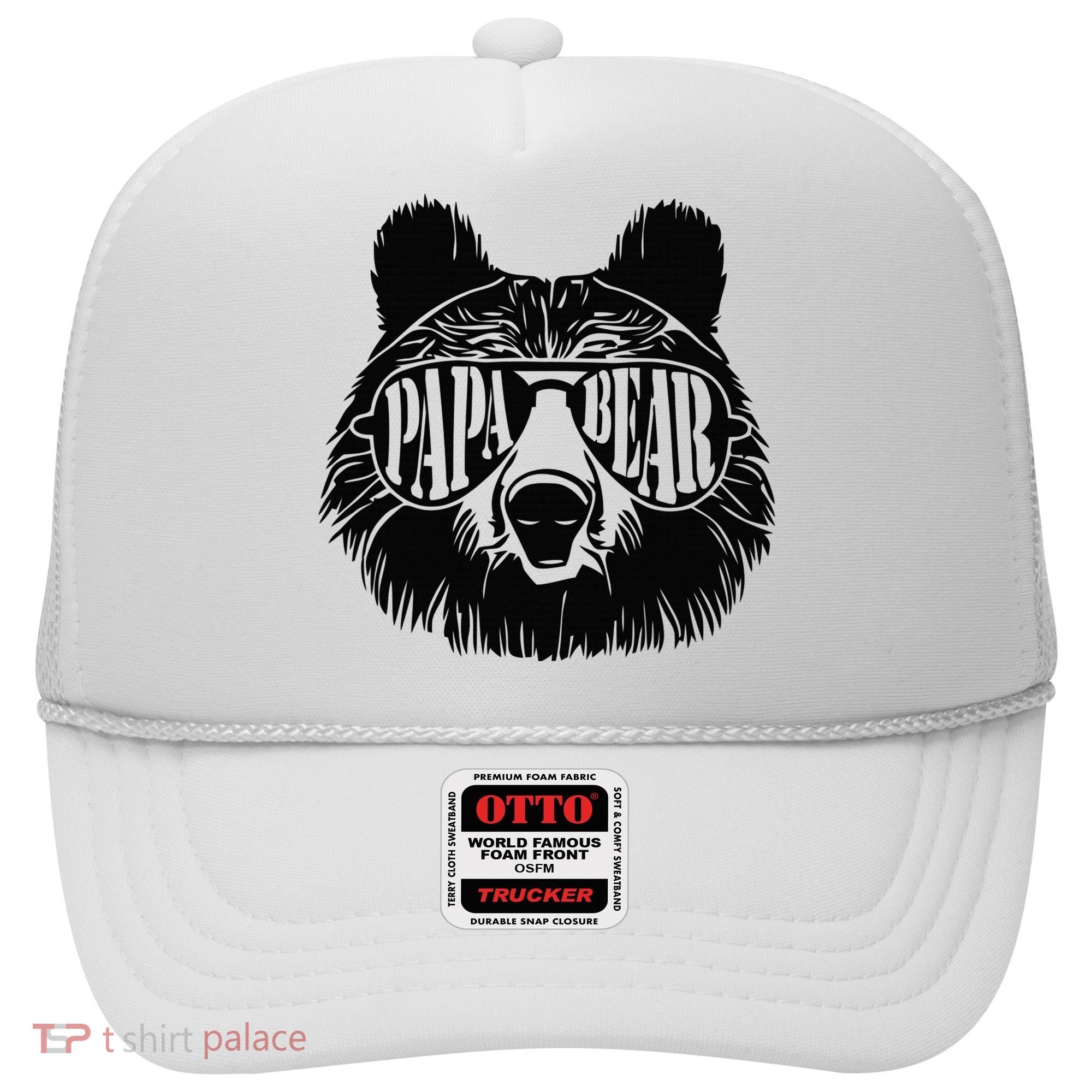 Papa Bear Sunglasses Fathers Day Dad Grandpa Hat
