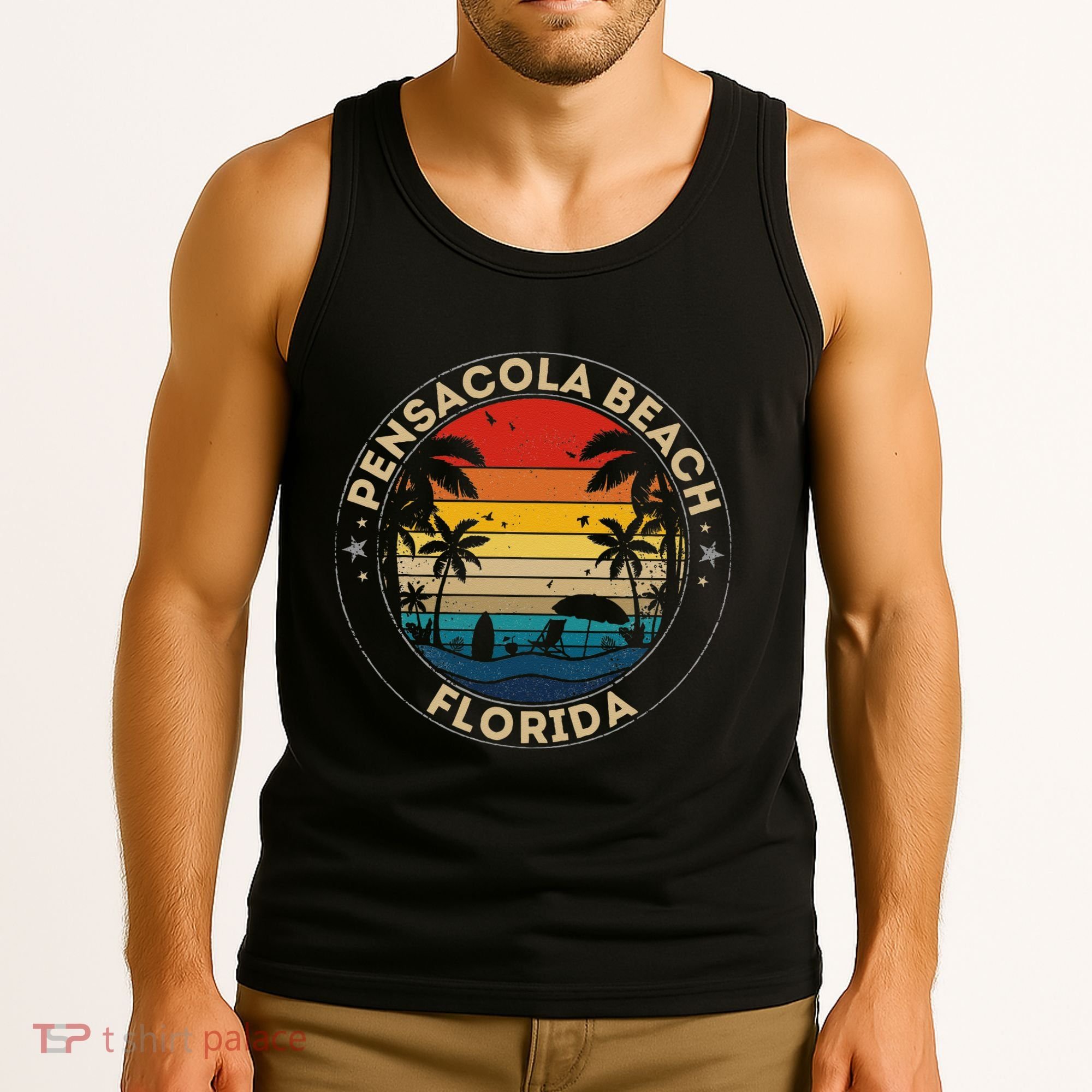 Pensacola Beach Souvenir Florida Reminder Tank Top