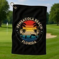 Pensacola Beach Souvenir Florida Reminder Golf Towel thumb 1