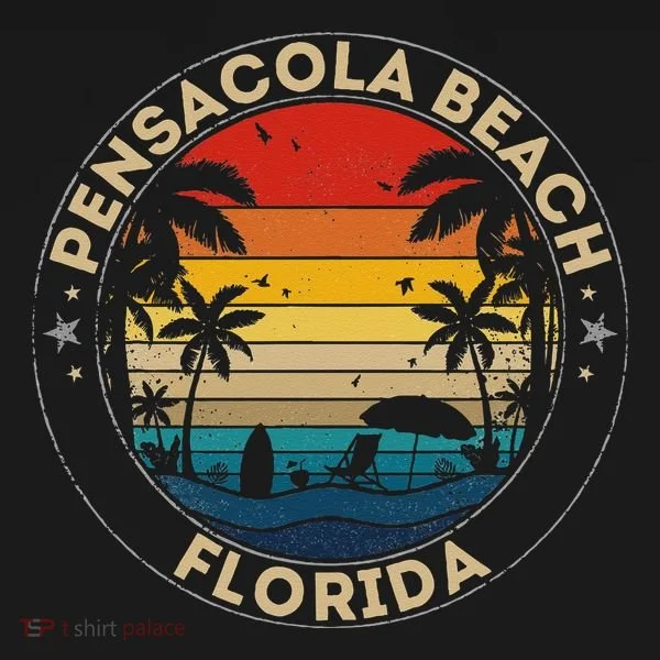 Pensacola Beach Souvenir Florida Reminder Women's Long Sleeve Shirt