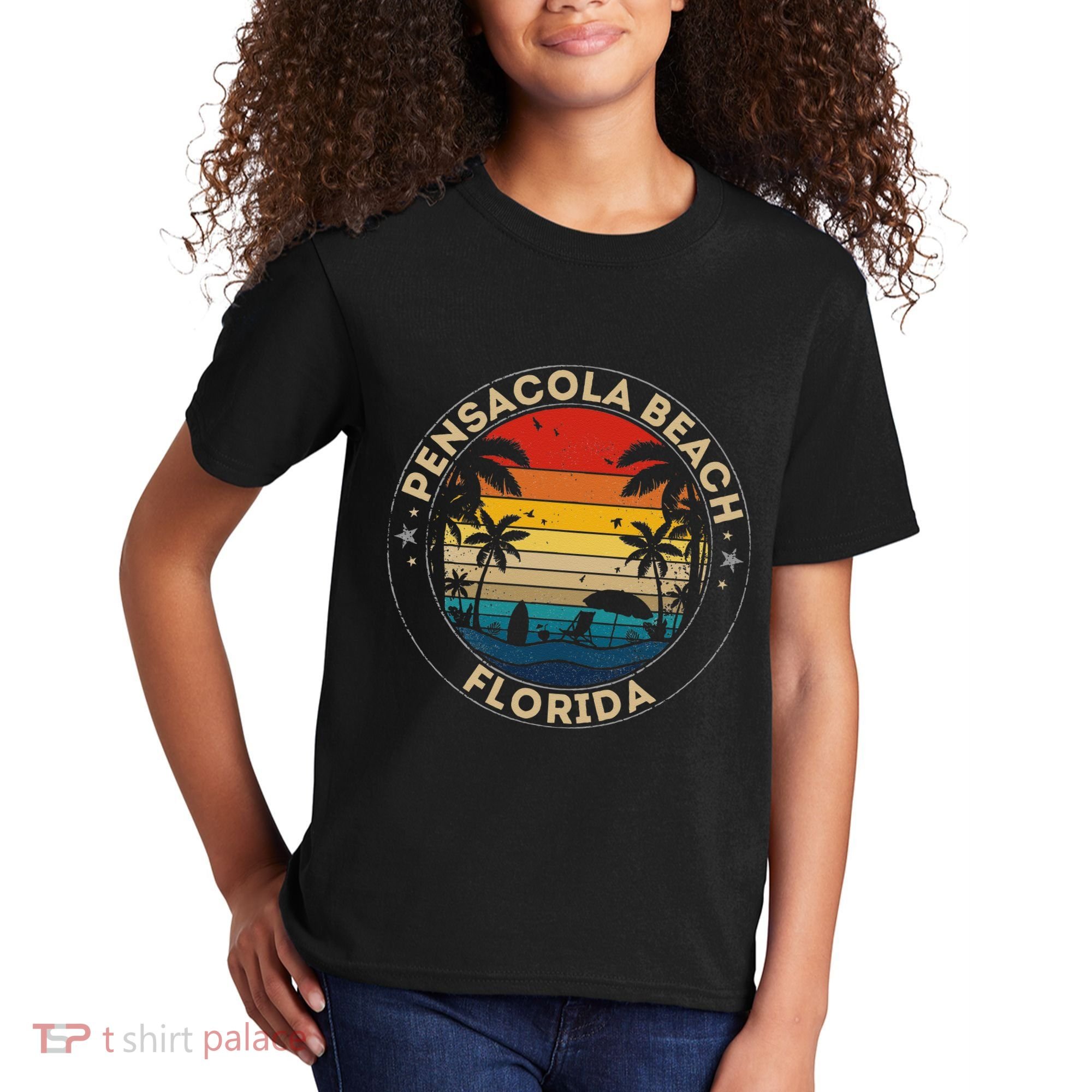 Pensacola Beach Souvenir Florida Reminder Kids T-Shirt