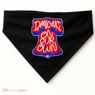 Philadelphia Baseball Shirt Philly Dancing On My Own USA-Made Doggie Bandana