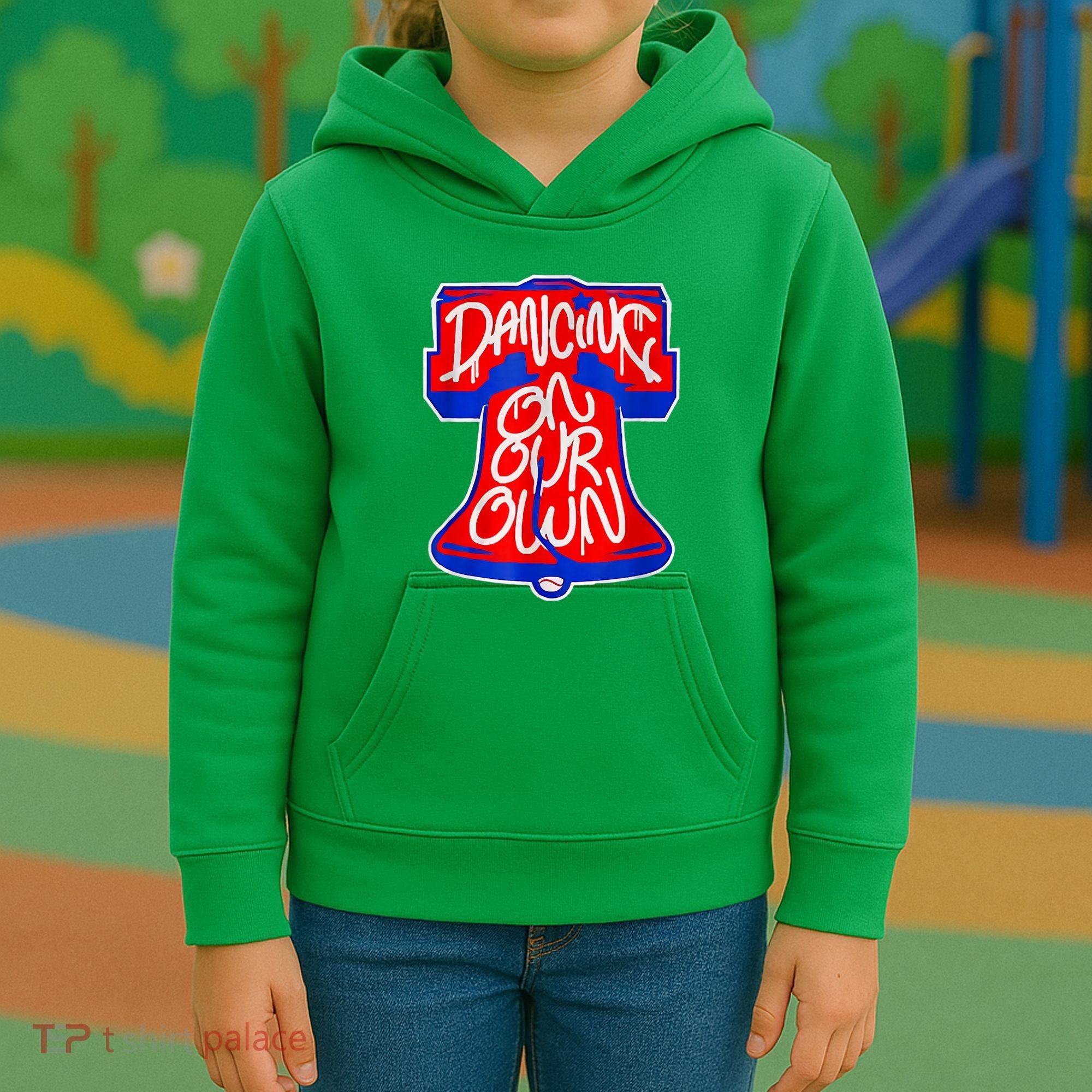 Philadelphia Baseball Shirt Philly Dancing On My Own Kids Hoodie