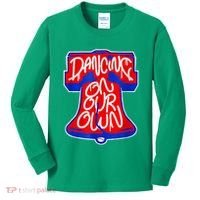 Philadelphia Baseball Shirt Philly Dancing On My Own Kids Long Sleeve Shirt thumb 0