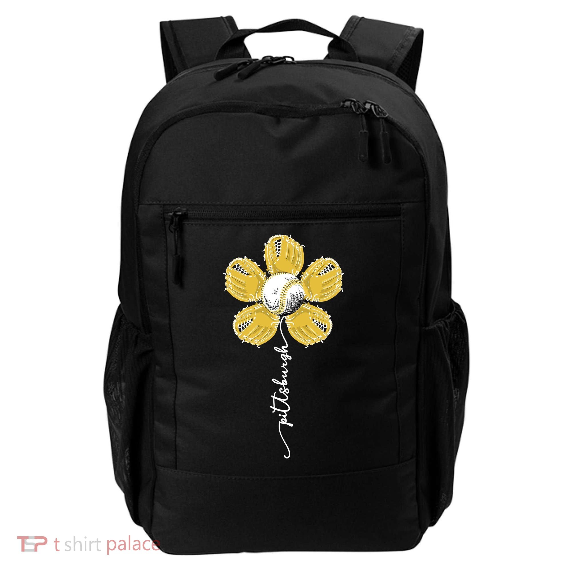 Pittsburgh Baseball Sunflower Sport Lover Backpack