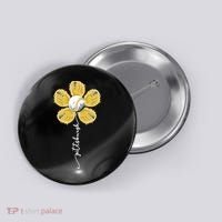 Pittsburgh Baseball Sunflower Sport Lover Button thumb 0