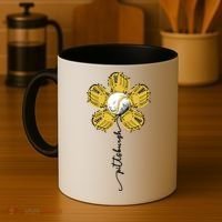 Pittsburgh Baseball Sunflower Sport Lover Coffee Mug thumb 4