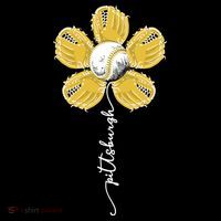 Pittsburgh Baseball Sunflower Sport Lover Mousepad thumb 1