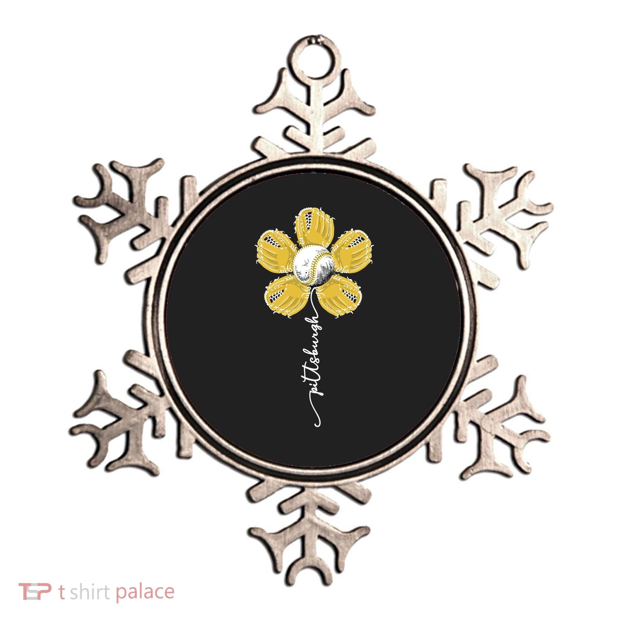Pittsburgh Baseball Sunflower Sport Lover Ornament