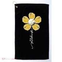 Pittsburgh Baseball Sunflower Sport Lover Golf Towel thumb 0