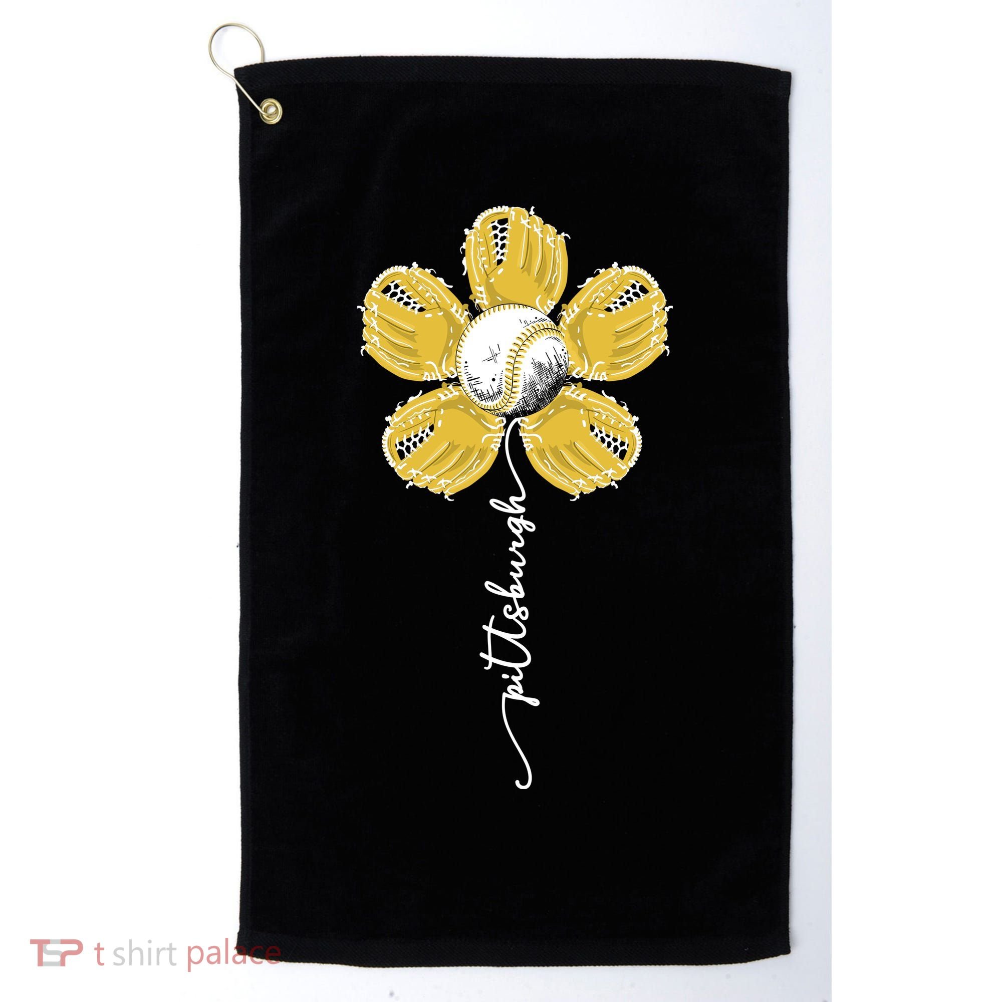 Pittsburgh Baseball Sunflower Sport Lover Golf Towel