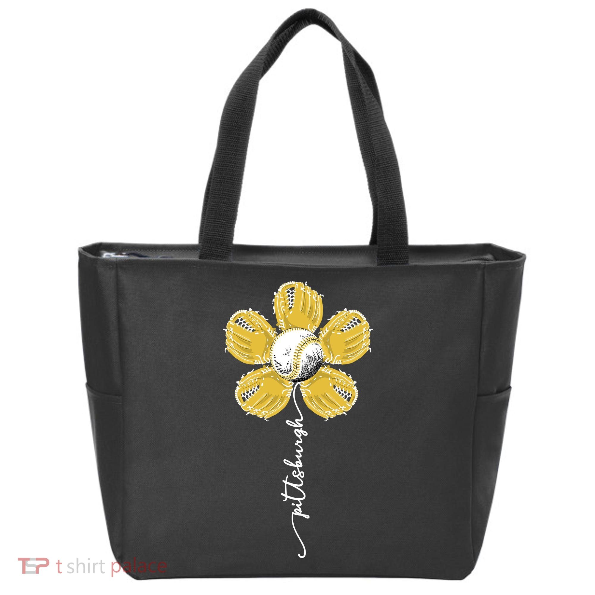 Pittsburgh Baseball Sunflower Sport Lover Tote Bag