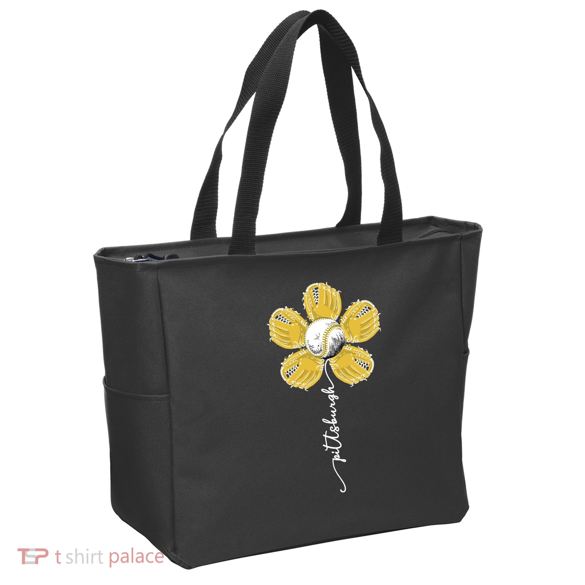 Pittsburgh Baseball Sunflower Sport Lover Tote Bag
