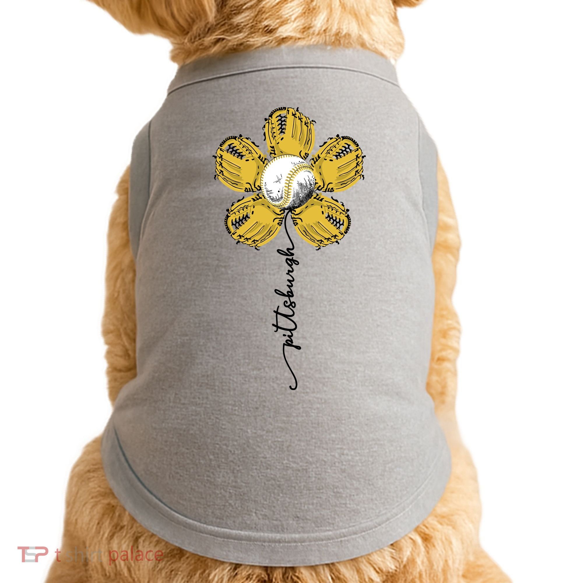 Pittsburgh Baseball Sunflower Sport Lover Doggie Tank