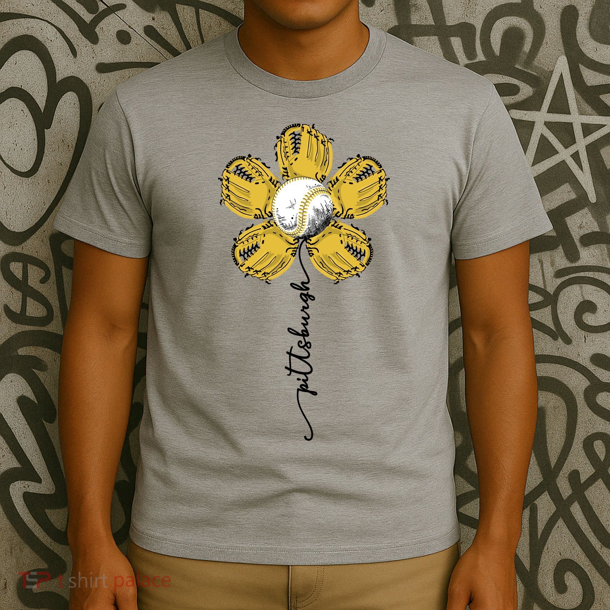 Pittsburgh Baseball Sunflower Sport Lover T-Shirt