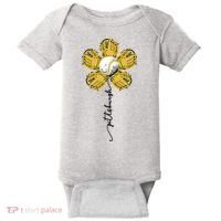 Pittsburgh Baseball Sunflower Sport Lover Baby Bodysuit thumb 0