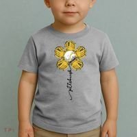 Pittsburgh Baseball Sunflower Sport Lover Toddler T-Shirt thumb 2
