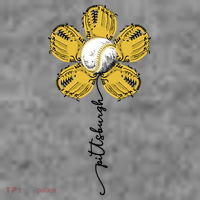 Pittsburgh Baseball Sunflower Sport Lover Toddler T-Shirt thumb 4