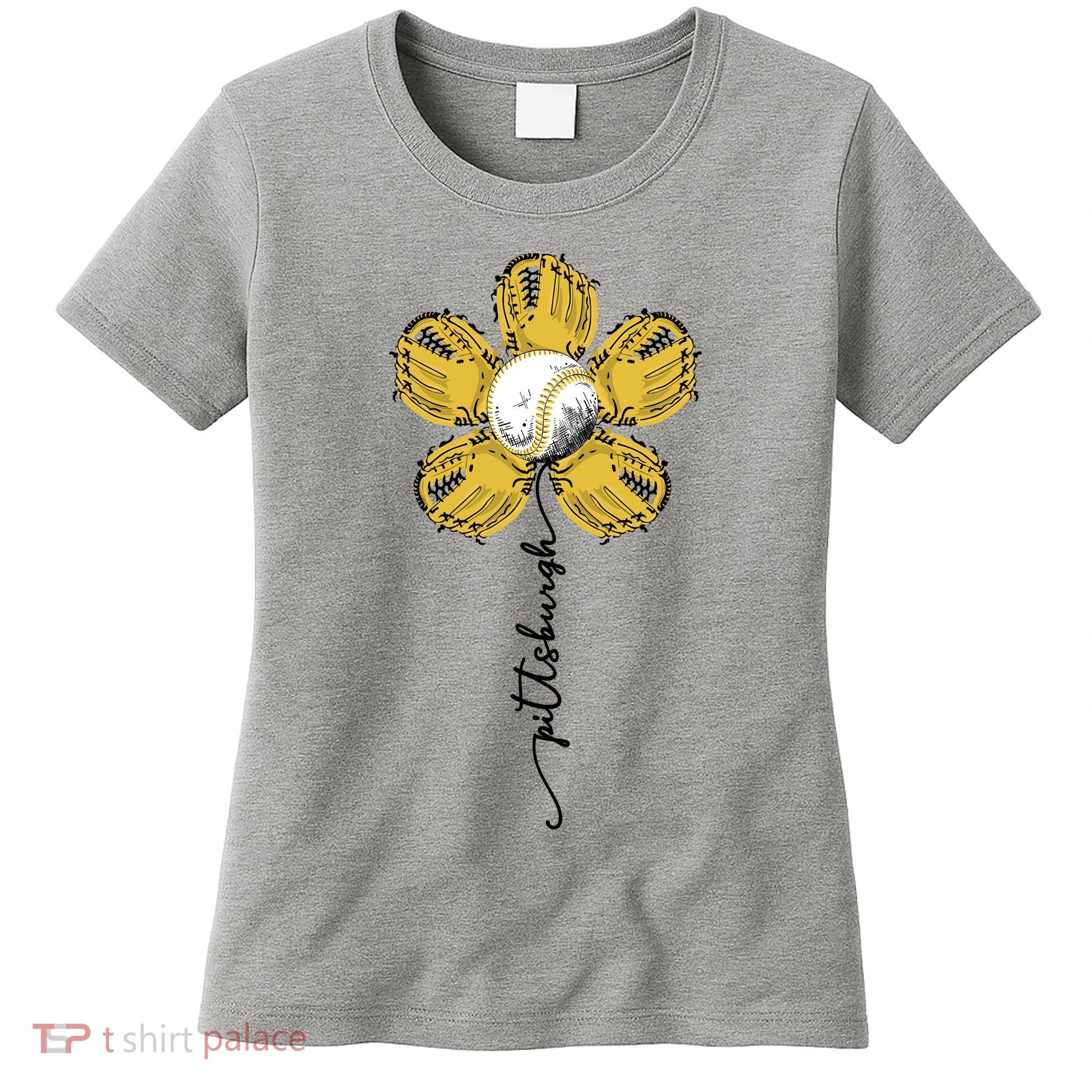 Pittsburgh Baseball Sunflower Sport Lover Women's T-Shirt