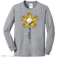 Pittsburgh Baseball Sunflower Sport Lover Kids Long Sleeve Shirt thumb 0