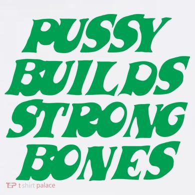 Pussy Builds Strong Bones USA-Made Doggie Bandana